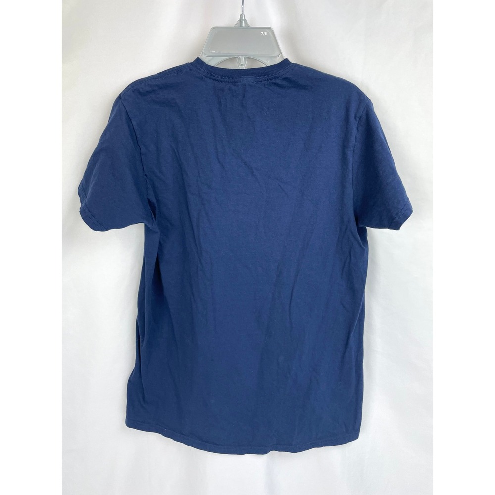 Disney Tron Adult Medium Blue Short Sleeve Graphic T-Shirt Sci-Fi Movie - Picture 3 of 4